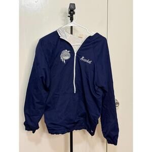 Varsity Spirit Tongva Half Zip Pullover Jacket Navy Blue Women’s Small